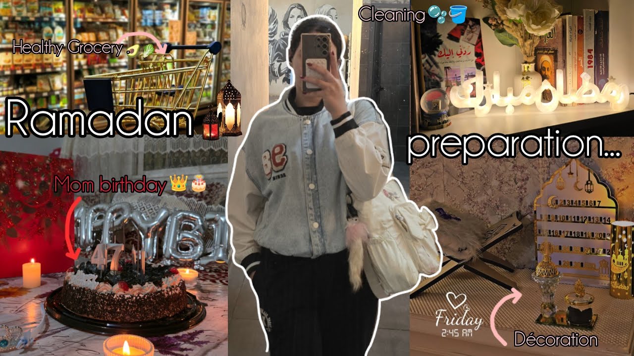 Ramadan 2026 🌙✨ | جهزت غرفتي لرمضان + مشترياتي لنظام صحي 🤎
