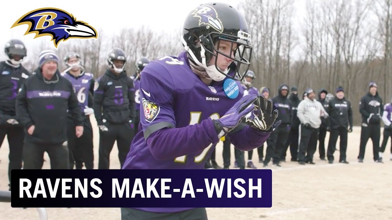 Frankie's Make-A-Wish Day on the Ravens