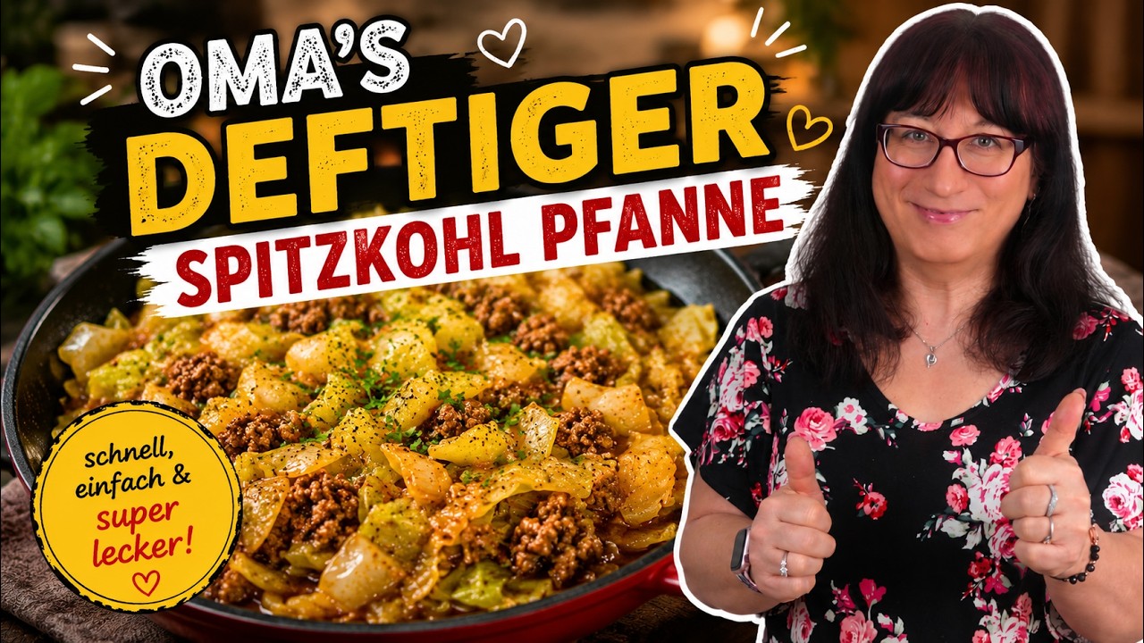 Schnell was Deftiges? Probier diese Spitzkohlpfanne mit Hackfleisch!