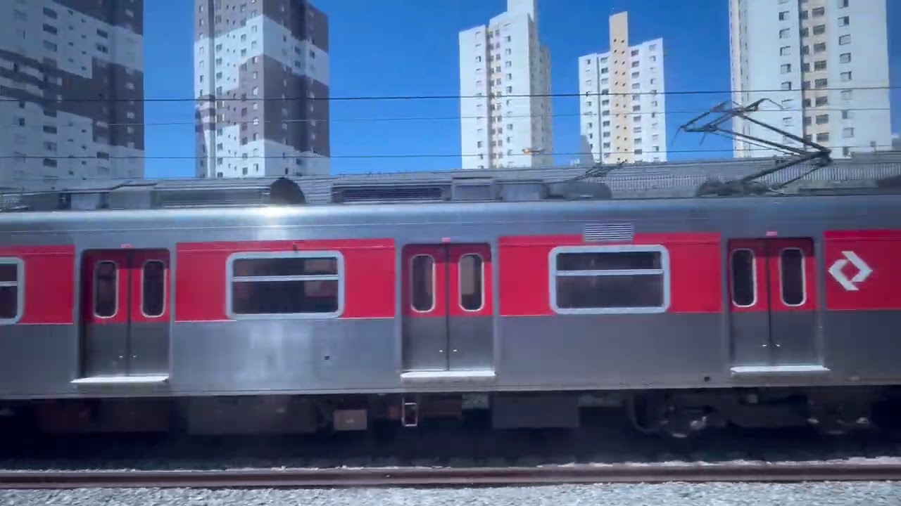 CPTM Série 8500 Trecho Entre Tatuapé e Luz - Linha 11 Coral 