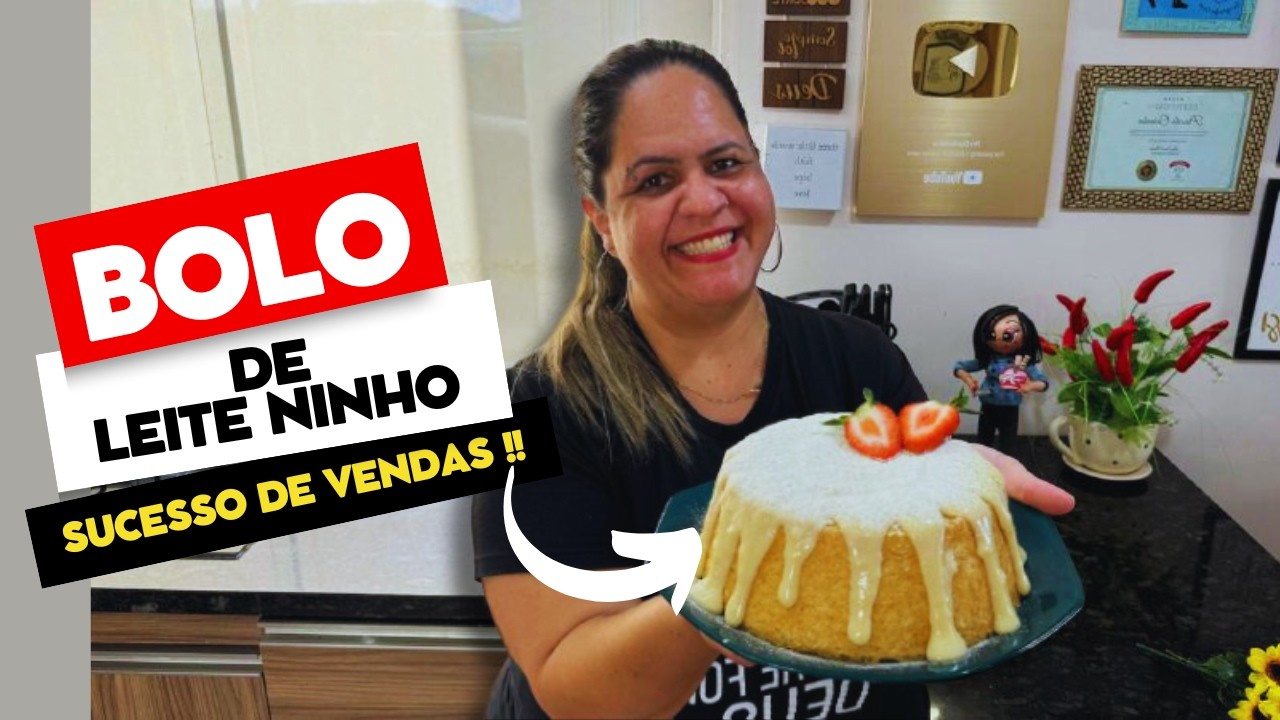 Bolo de LEITE NINHO - Fácil e Rápido