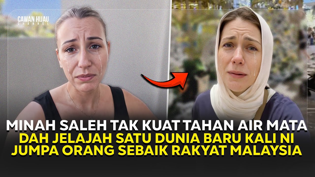 Minah Saleh Sebak Sampai Tahan Air Mata! Kebaikan Orang Malaysia Buat Dia Tak Percaya