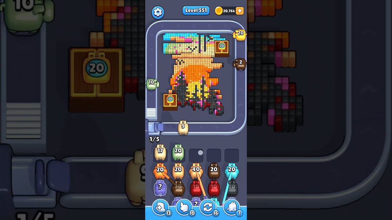 Pixel Flow level 551
