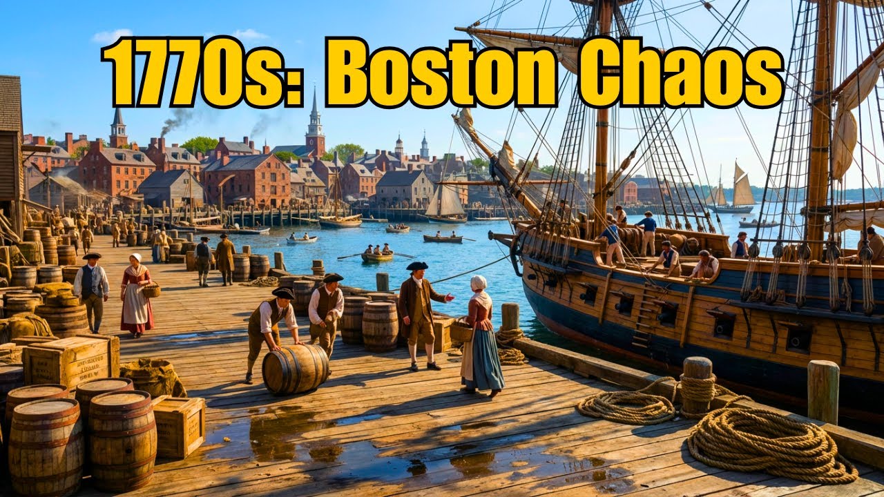 1770s Boston: The City That Started a Revolution (AI Reconstruction)