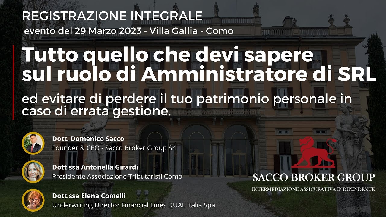 Registrazione integrale Evento 