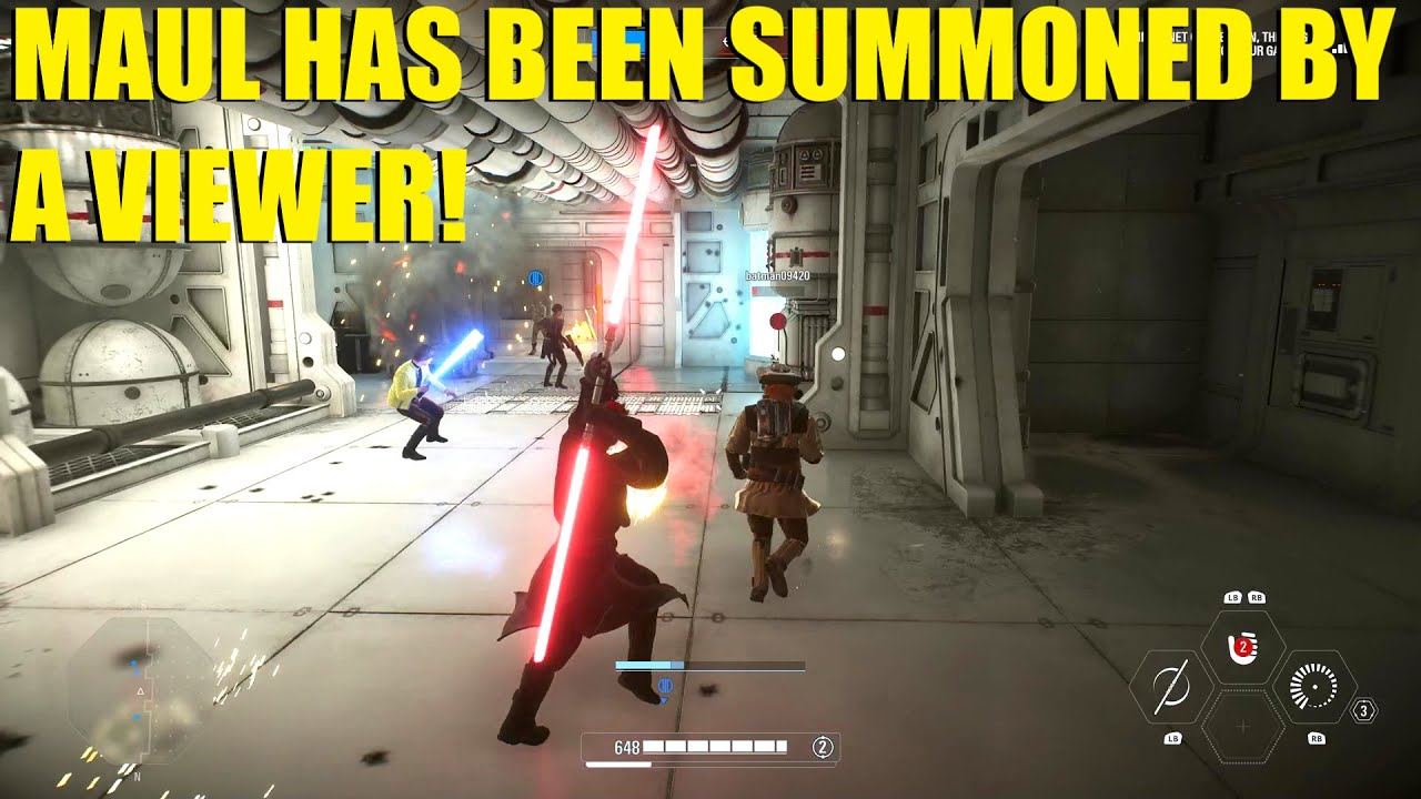 Viewer Hero request in HVV! Maul doesn't care that RB doesn't work! - Star Wars Battlefront 2