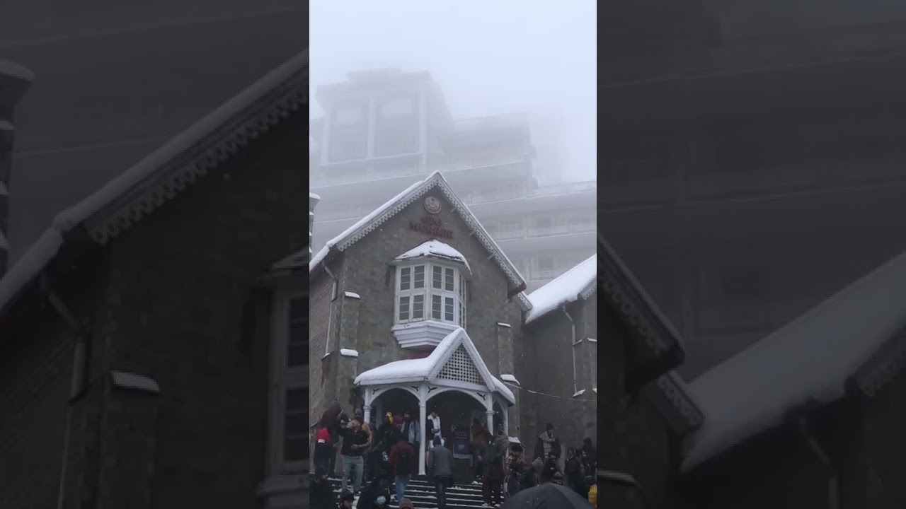 GPO chowk Murree Snowfall in Murree #Murree #WinterinPakistan