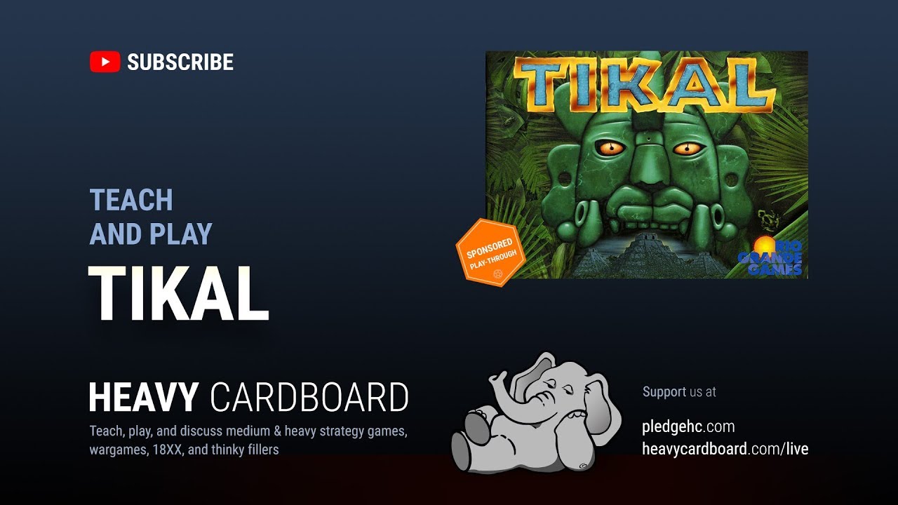 Tikal 4p Teaching & Play-through by Heavy Cardboard