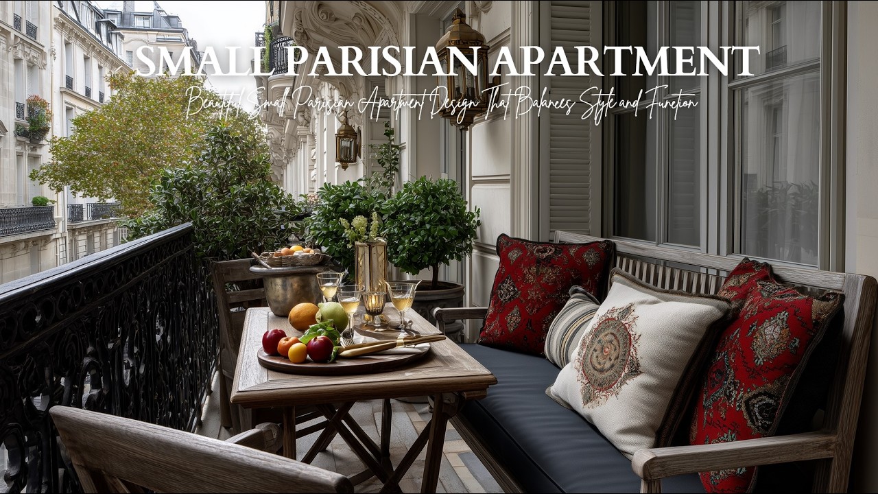 Beautiful Small Parisian Apartment Design That Balances Style and Function