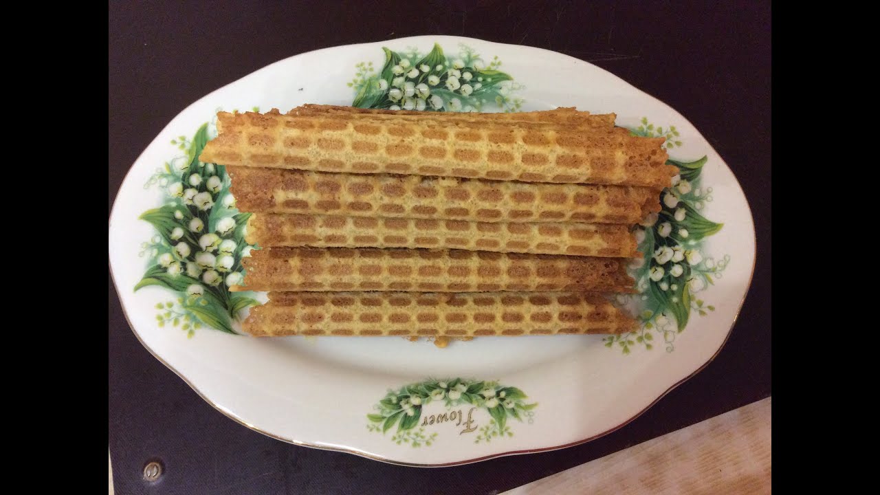 Вафельные трубочки / Самый вкусный рецепт вафельных трубочек