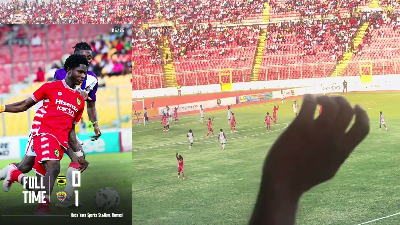 Highlights of the Kotoko vs Hearts of oak game at the Babayara Staduim 