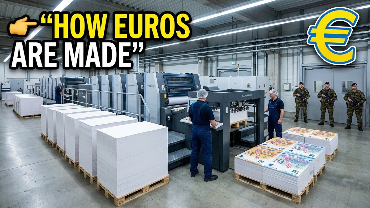 Inside Europe’s Largest Money Factory: How the Euro Is Printed and Secured (Full Process)