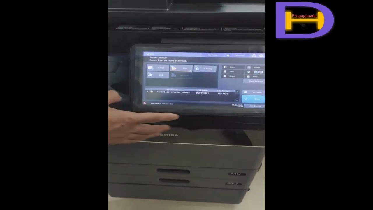 شرح تفصيلى لماكينة التصوير  Toshiba Studio 3018A👌👌 …الحلقة 4