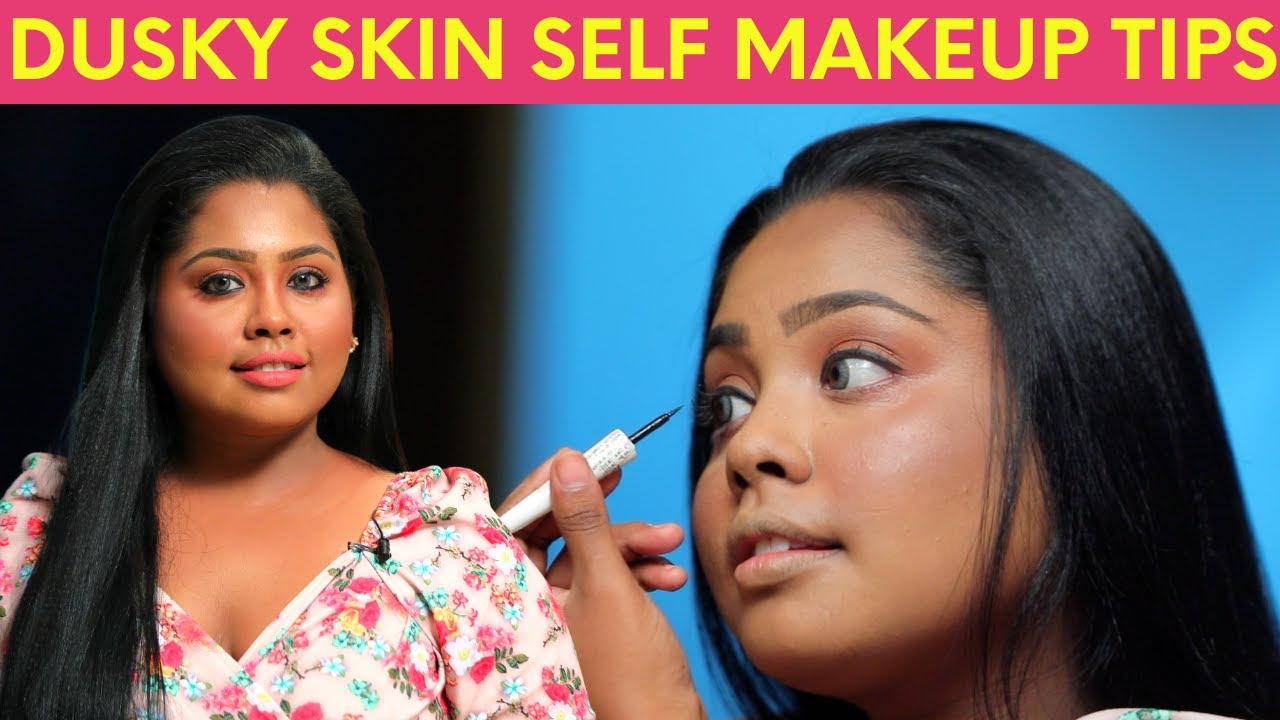 நமக்கெல்லாம் Makeup செட் ஆகுமானு யோசிக்குறீங்களா? Dusky Skin Self Makeup Tips By Sri Devi's Contour