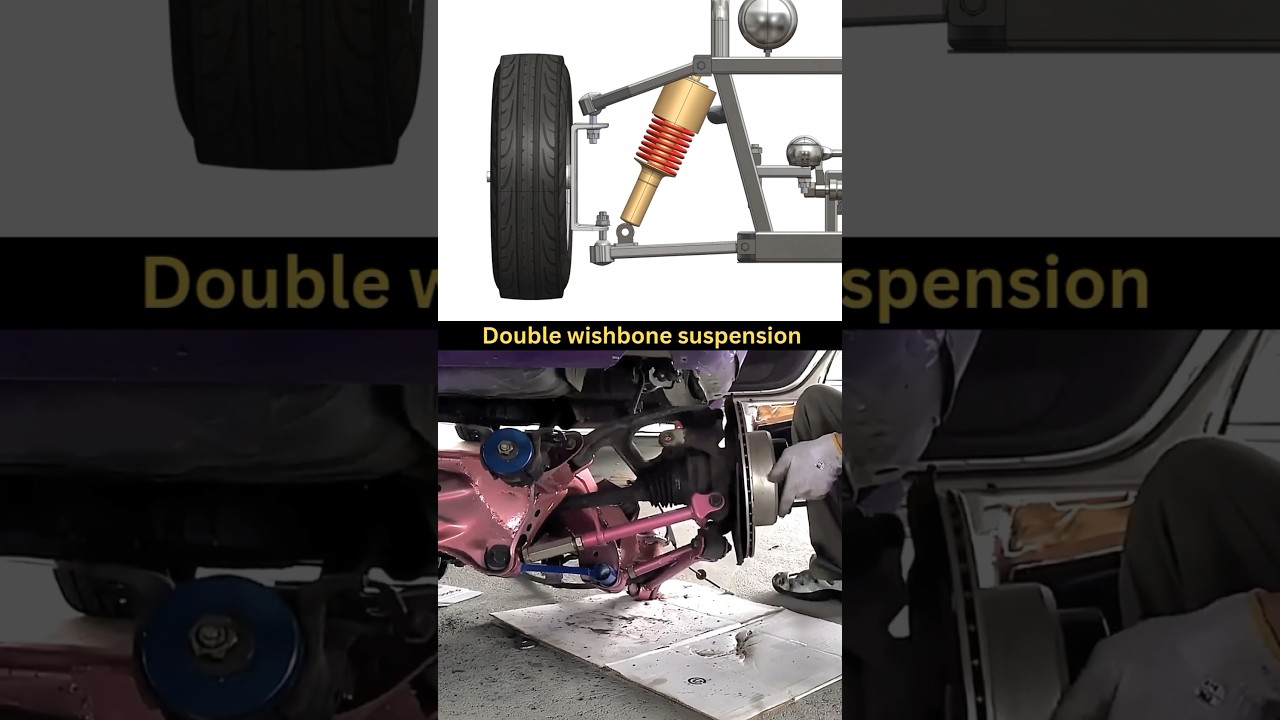 The best double wishbone suspension 😵✅ #cardesign #suspension #3dmodeling