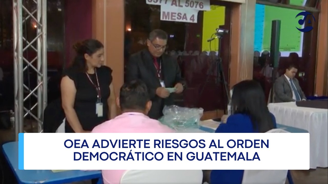 Consejo permanente de OEA analiza amenazas al orden Constitucional en Guatemala