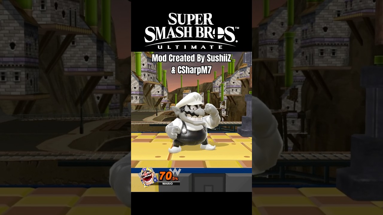 Wario Land Custom Moveset Mod in Super Smash Bros Ultimate 
