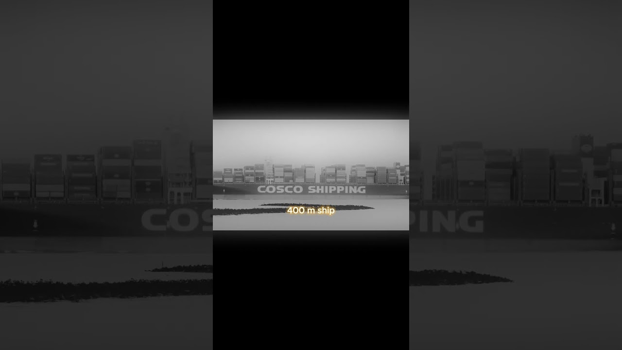 100 m ship vs. 400 m ship 🔥