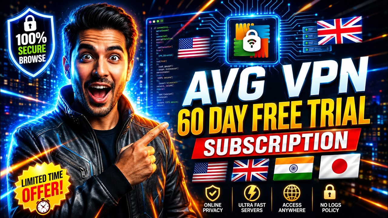 AVG VPN 100% Brutally Honest Review 🔥 60 Day free trial subscription