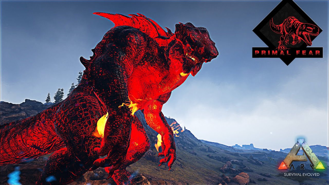 FİRE Colossus Boss Fight!! Modlu ARK Primal Fear #38