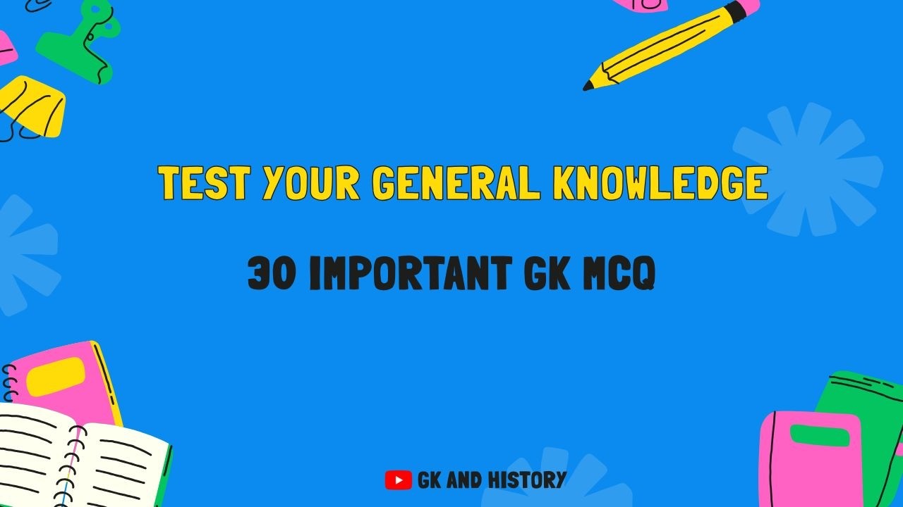 GK MCQ Questions and Answers | GK and History 2025 #generalknowledge