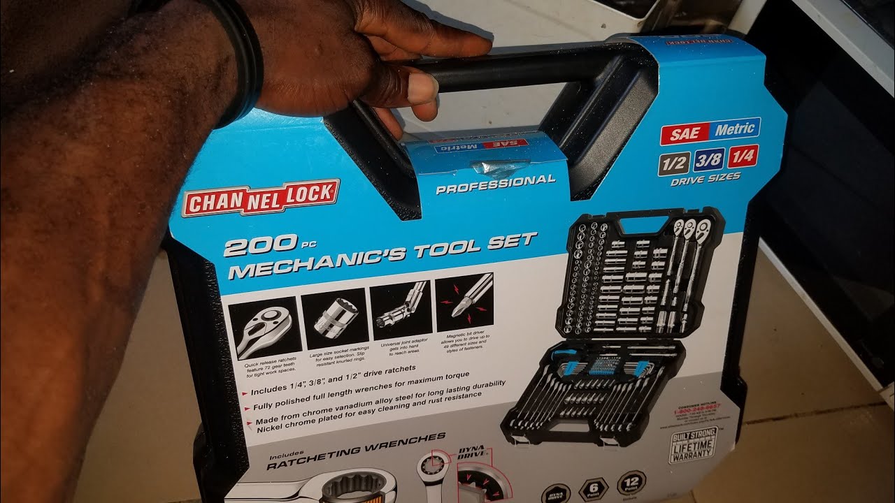 Channellock 200 Piece Mechanic Tool Set Unboxing Review