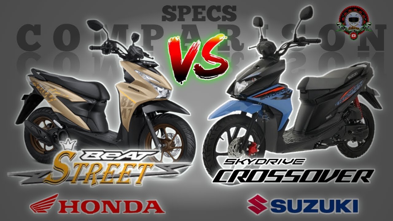 HONDA BEAT STREET vs SUZUKI SKYDRIVE CROSSOVER SPECS COMPARISON