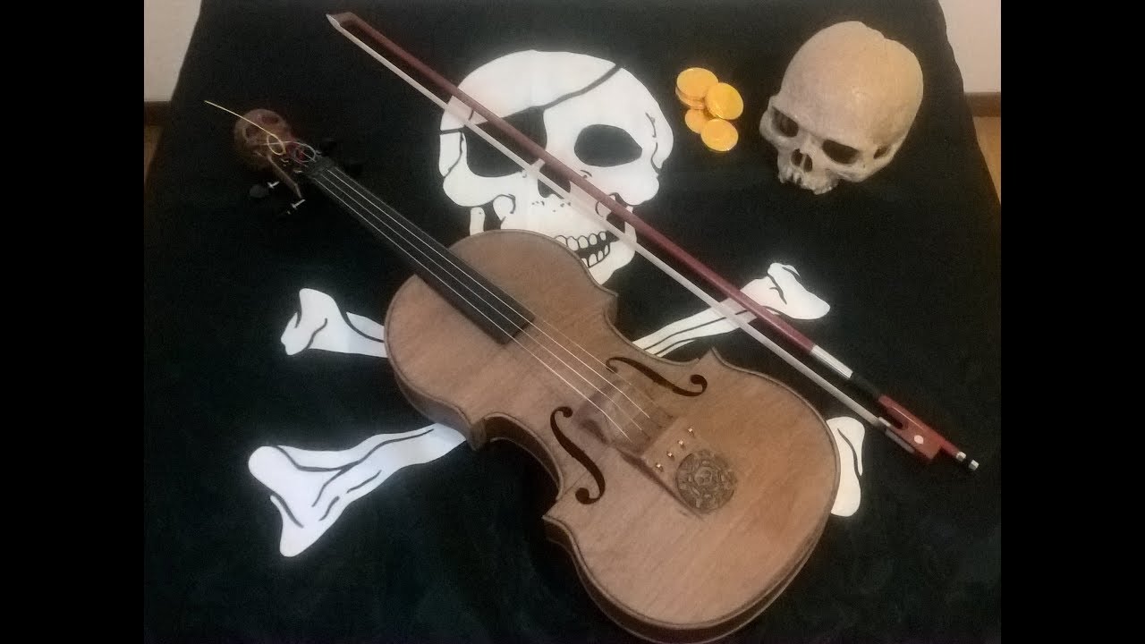 3D Printed Hovalin Violin - Pirate Style - part 2