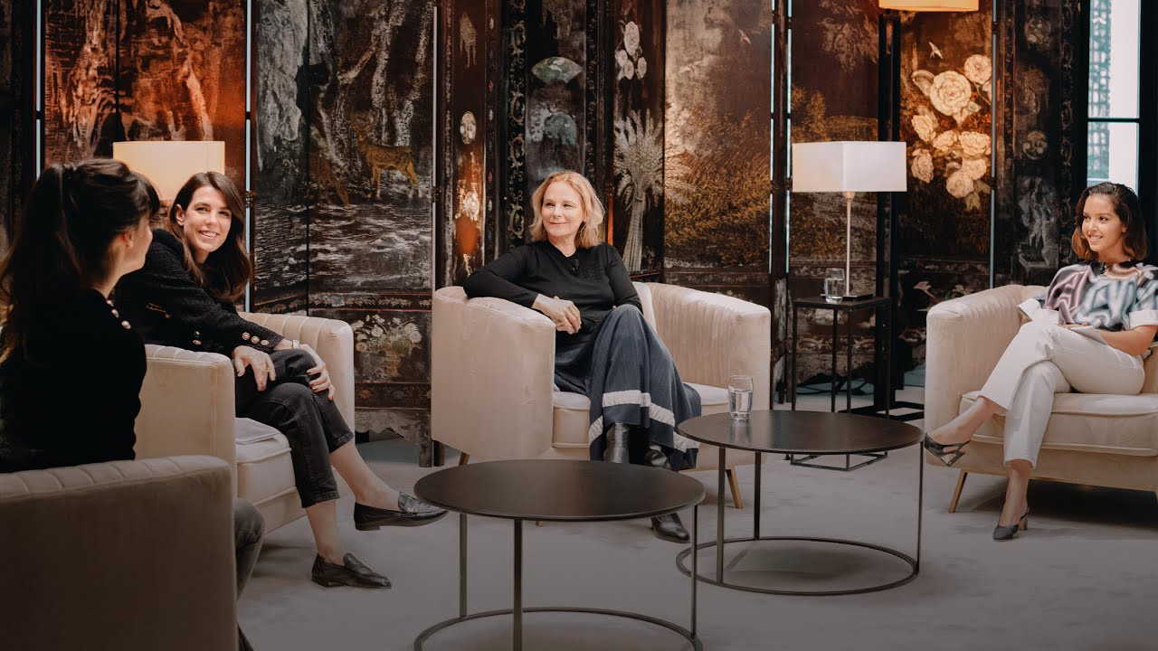 Camille Laurens, Charlotte Casiraghi and Lyna Khoudri &mdash; CHANEL Literary Rendezvous at Rue Cambon