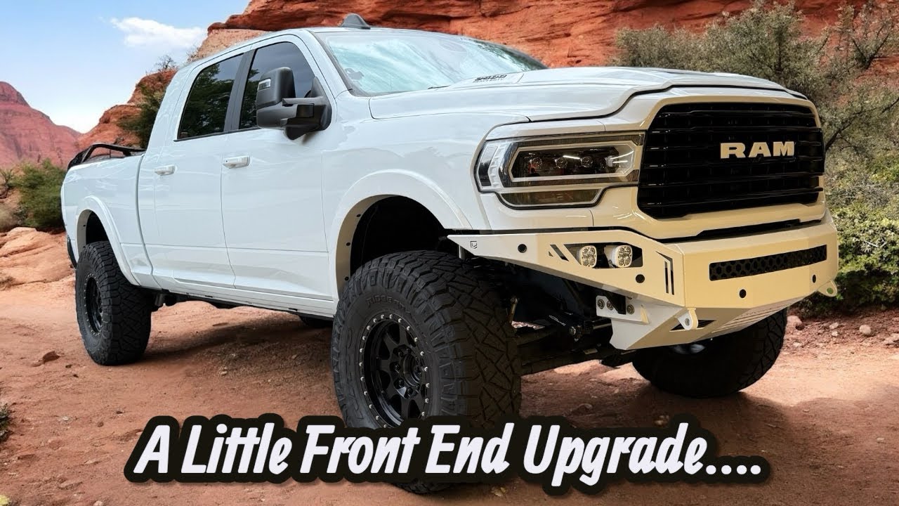 Swapping a Chassis Unlimited bumper on to my 5th Gen Ram. 