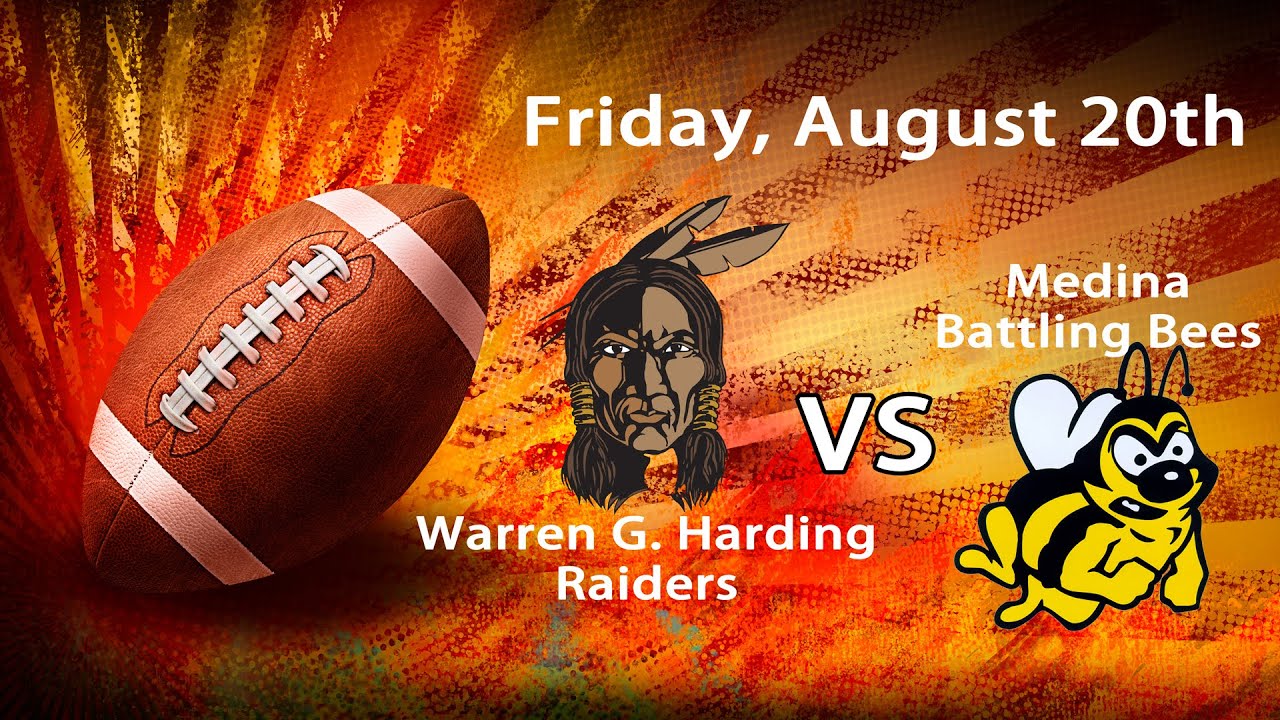 Warren G. Harding Raiders Varsity Football vs. the Medina Battling Bees