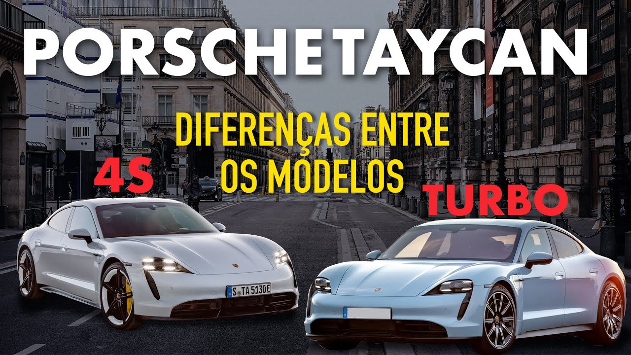 PORSCHE TAYCAN TURBO - QUAL A DIFERENÇA DO TAYCAN S ? ⚡⚡⚡