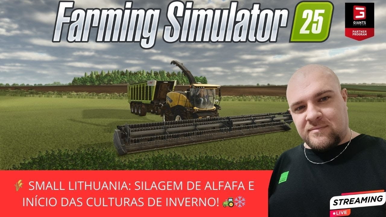 🌾 Small Lithuania: silagem de alfafa e início das culturas de inverno! 🚜❄️🔥