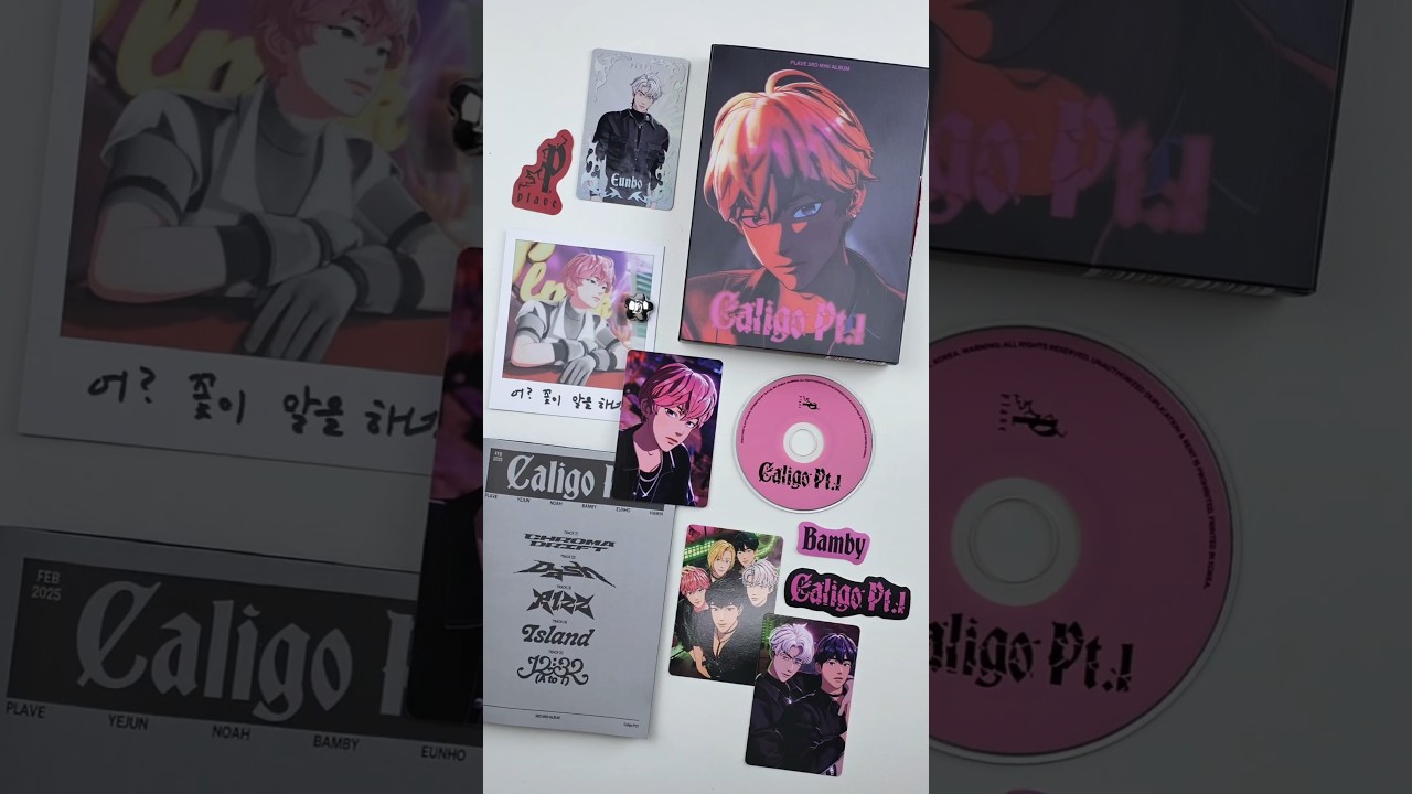 💙💜💗❤️🖤 𝐏𝐋𝐀𝐕𝐄 𝟑𝐫𝐝 𝐌𝐢𝐧𝐢 𝐀𝐥𝐛𝐮𝐦 '𝐂𝐚𝐥𝐢𝐠𝐨 𝐏𝐭.𝟏' unboxing! 플레이브 앨범깡 @plave_official