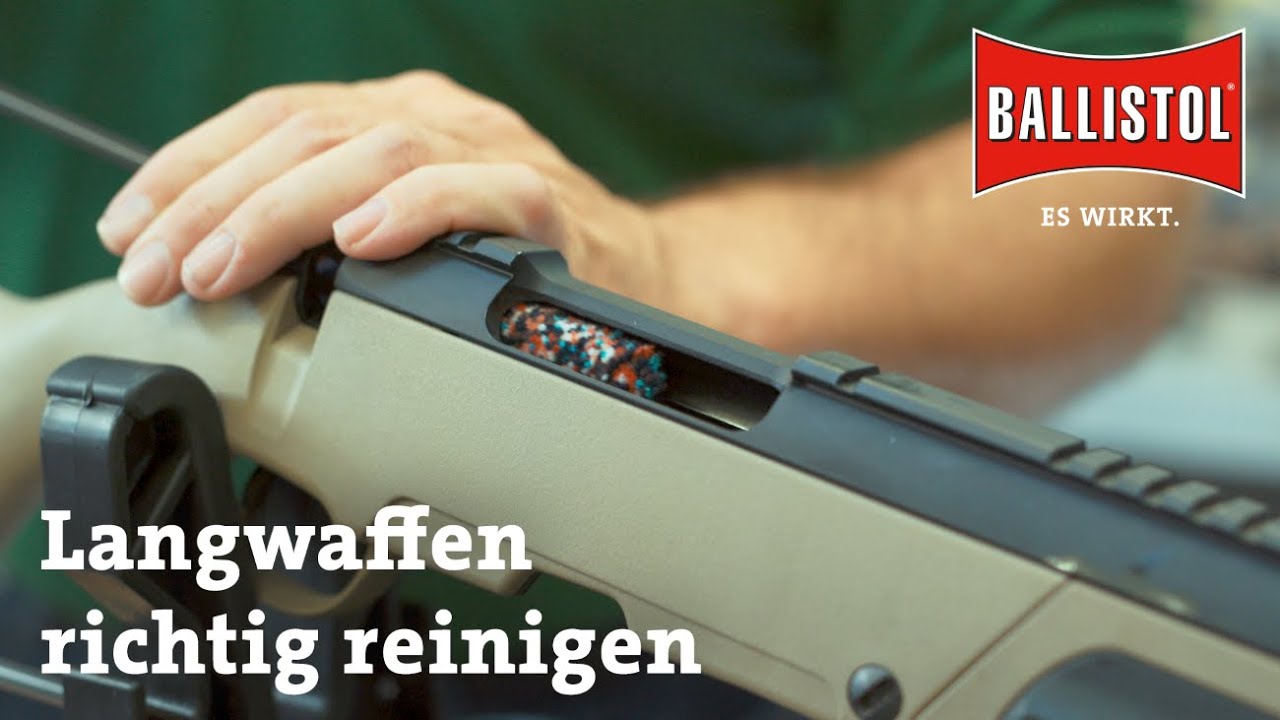 BALLISTOL Tutorial-Serie zur Waffenpflege - Teil 5: Langwaffe