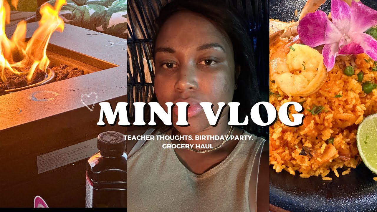 Vlogtober: Middle School Teacher, Birthday Party, Grocery Haul