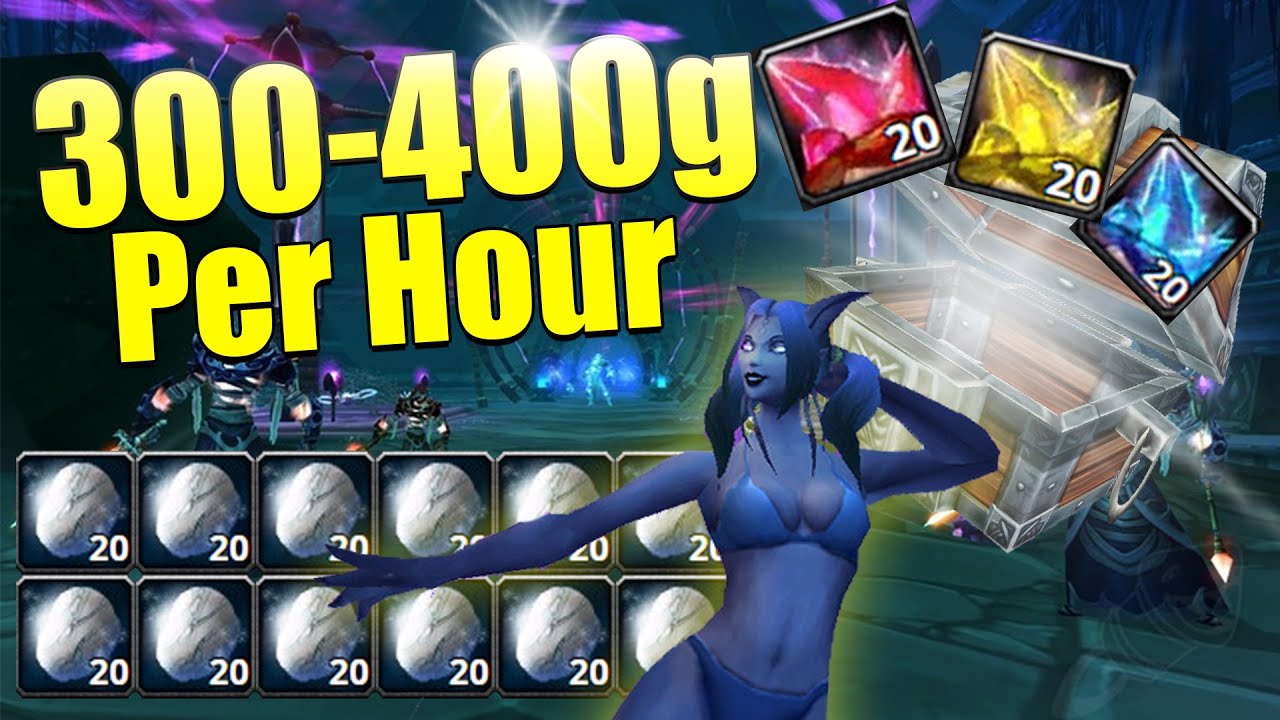 TBC 300-400 Gold per hour - Mana tombs stealth farm!