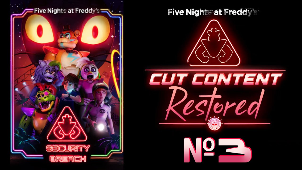 Обзор-похождение мода Cut Content Restored №3 (FNaF: Security Breach)