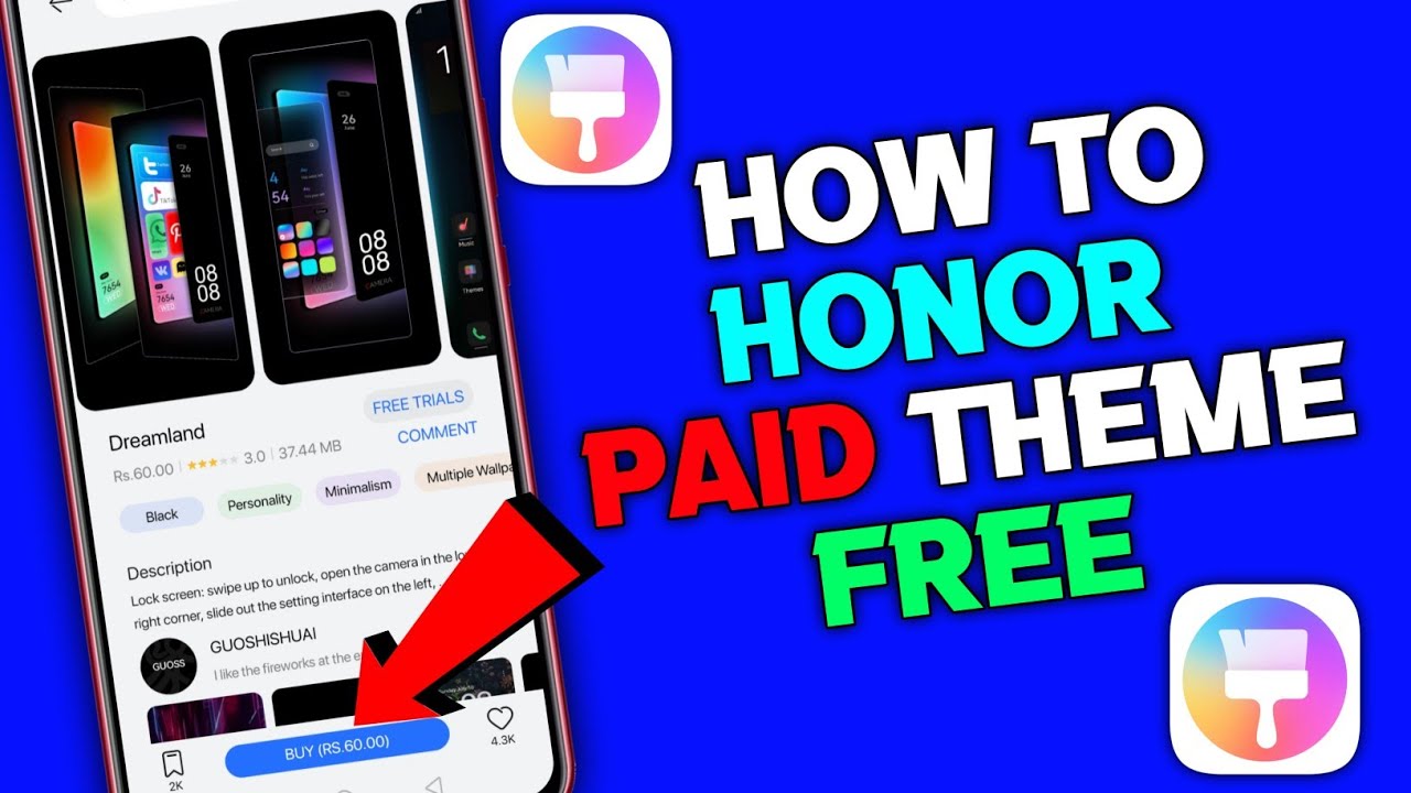 how to apply Huawei honor paid theme free 2022|Honor paid Theme free mein kaise apply Karen