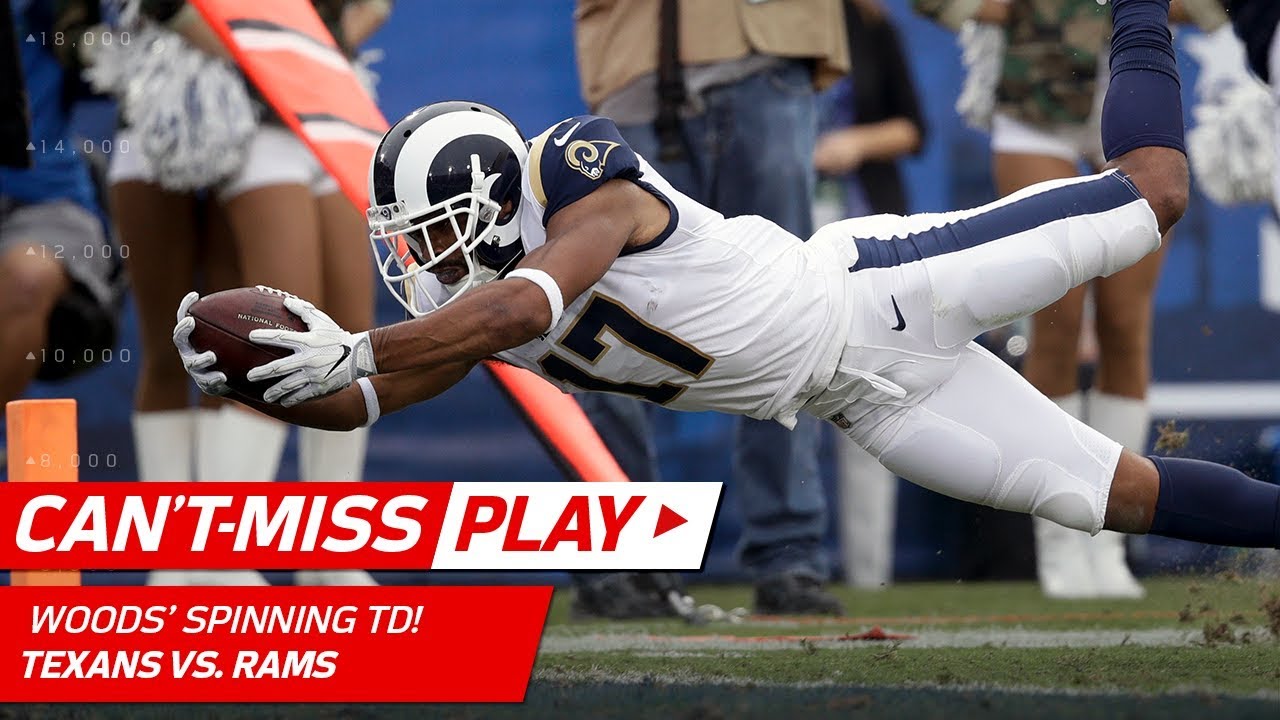 Samson Ebukam's Explosive Strip Sack & Robert Woods' Spinning TD! | Can't-Miss Play | NFL Wk 10