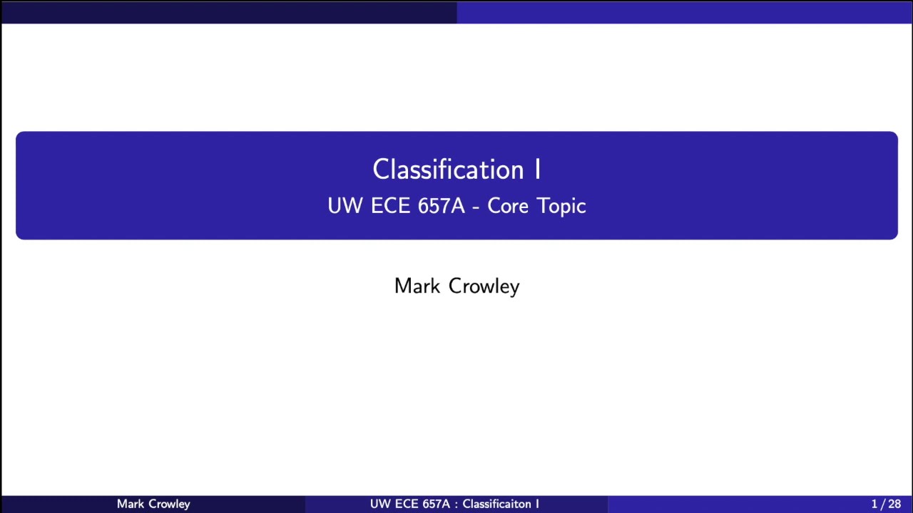 Classification - Introduction