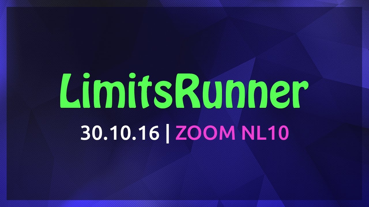 LimitsRunner 30.10.16. Zoom NL10 2 стола Кэш покер на русском