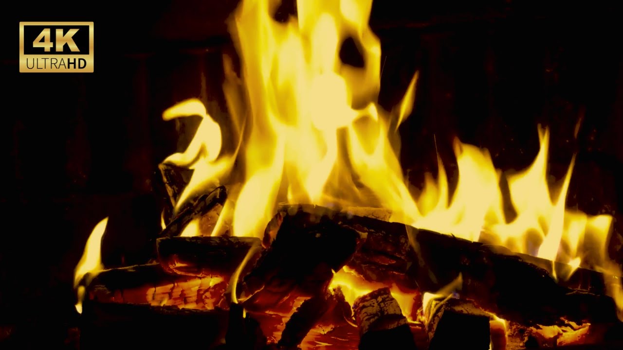✨🔥 Golden Velvet Fireplace &ndash; 2 Hours of Luxurious Golden Fire | Warm & Calm Ambience