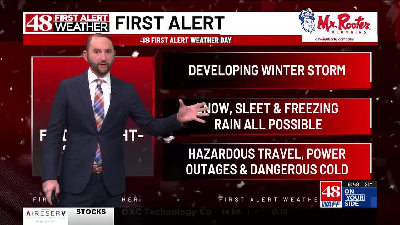 Sunny Tuesday before another round of colder rain Wednesday into Thursday