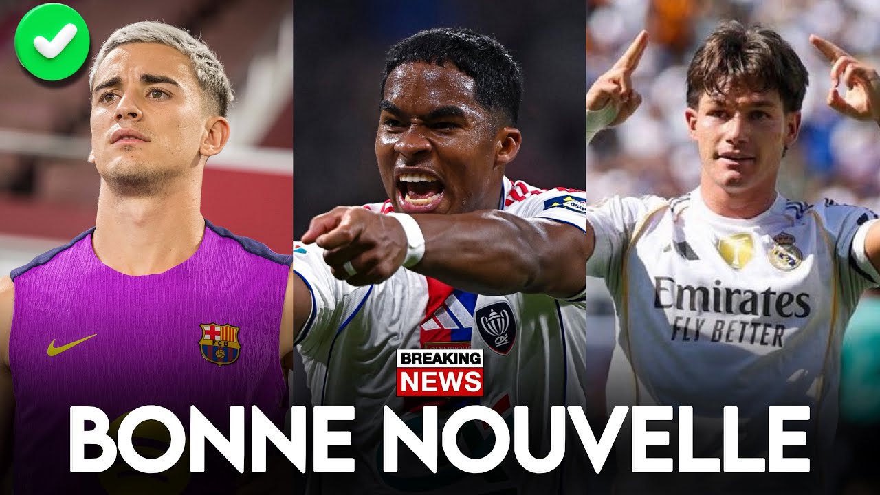 📰 : Endrick en pleine forme, Gavi presque guéri, Fran Garcia ne partira pas… #real #barca #senegal 
