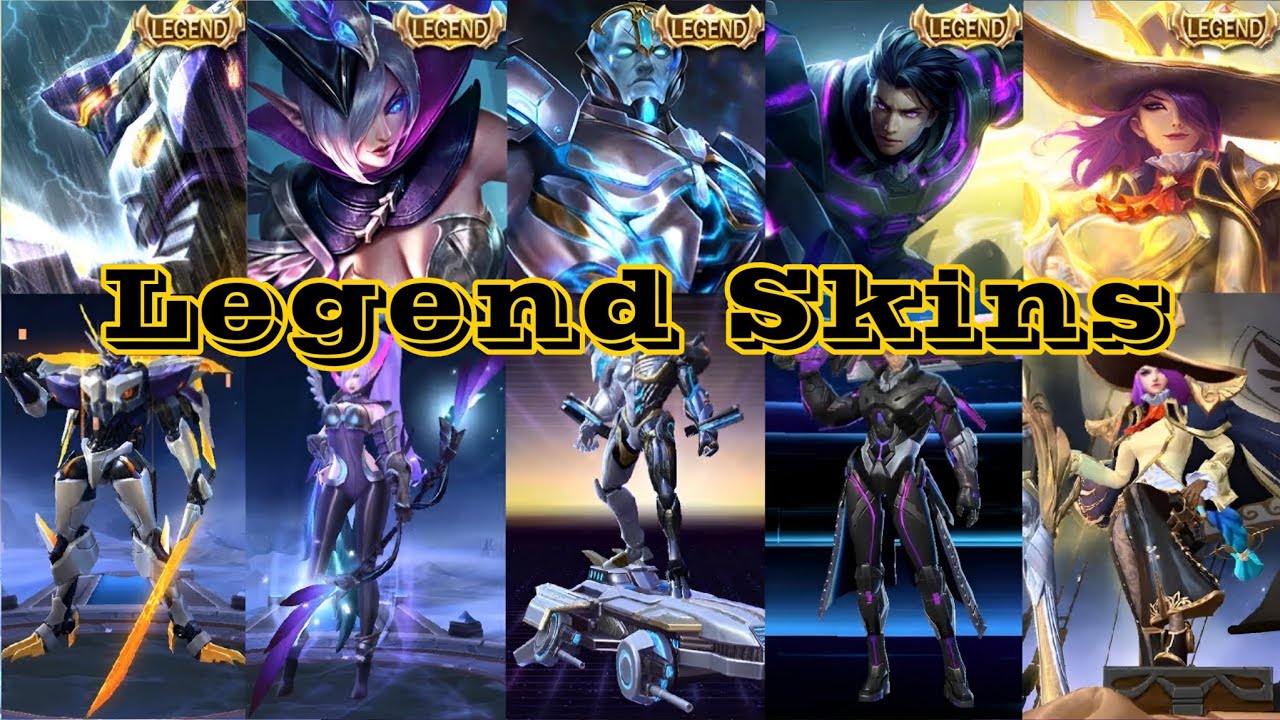 LEGEND SKINS - THE MOST EXPENSIVE SKINS IN MOBILE LEGENDS