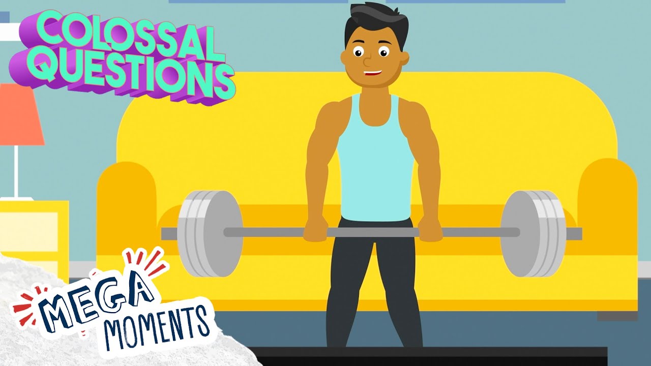 How To Grow Big Muscles! 💪 | Colossal Questions 🧠 | Mega Moments