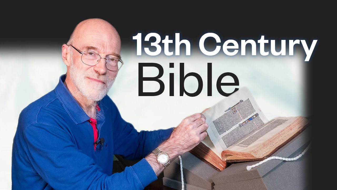 Looking at a 13th Century Bible (with Prof Richard Gameson)