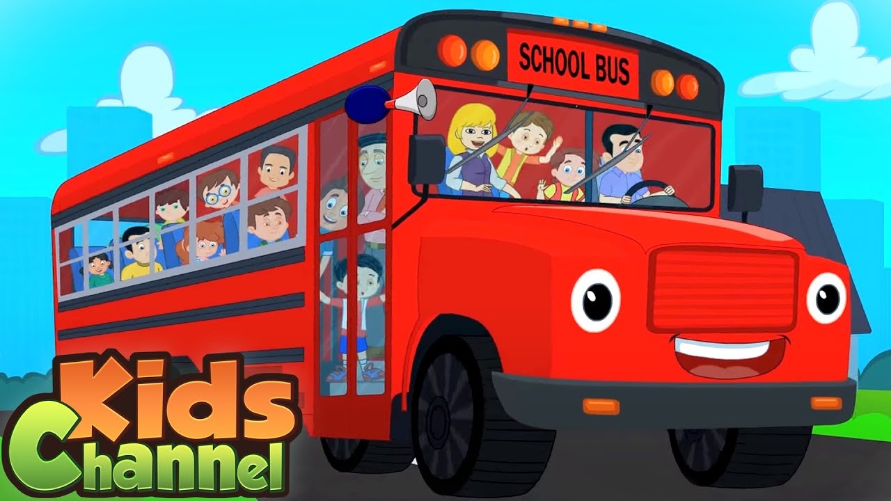 Wheels On The Bus Go Round And Round | Cartoon Videos for Babies from Kids Channel