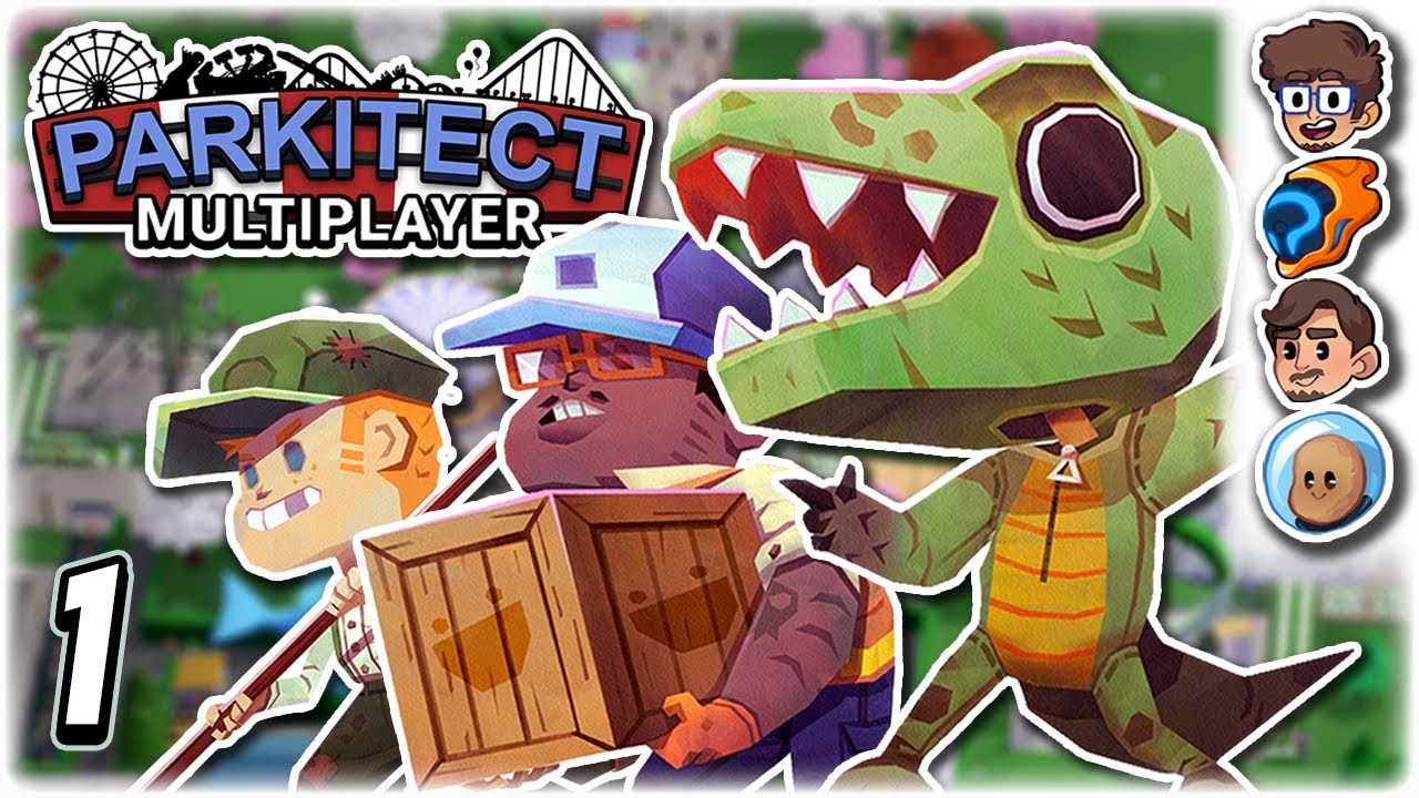 CO-OP THEME PARK BUILDING!! | Part 1 | Let's Play Parkitect: Multiplayer | ft. The Wholesomeverse
